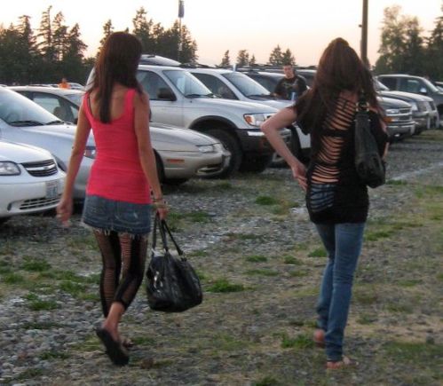 Or these girls... wait, this was from the Def Leppard concert. Nevermind.